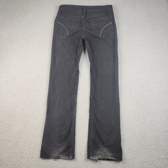 Joe’s Jeans The Rocker Womens Sz 29 Desmond Black Wash Slim Boot Flare Low Rise - Picture 2 of 12